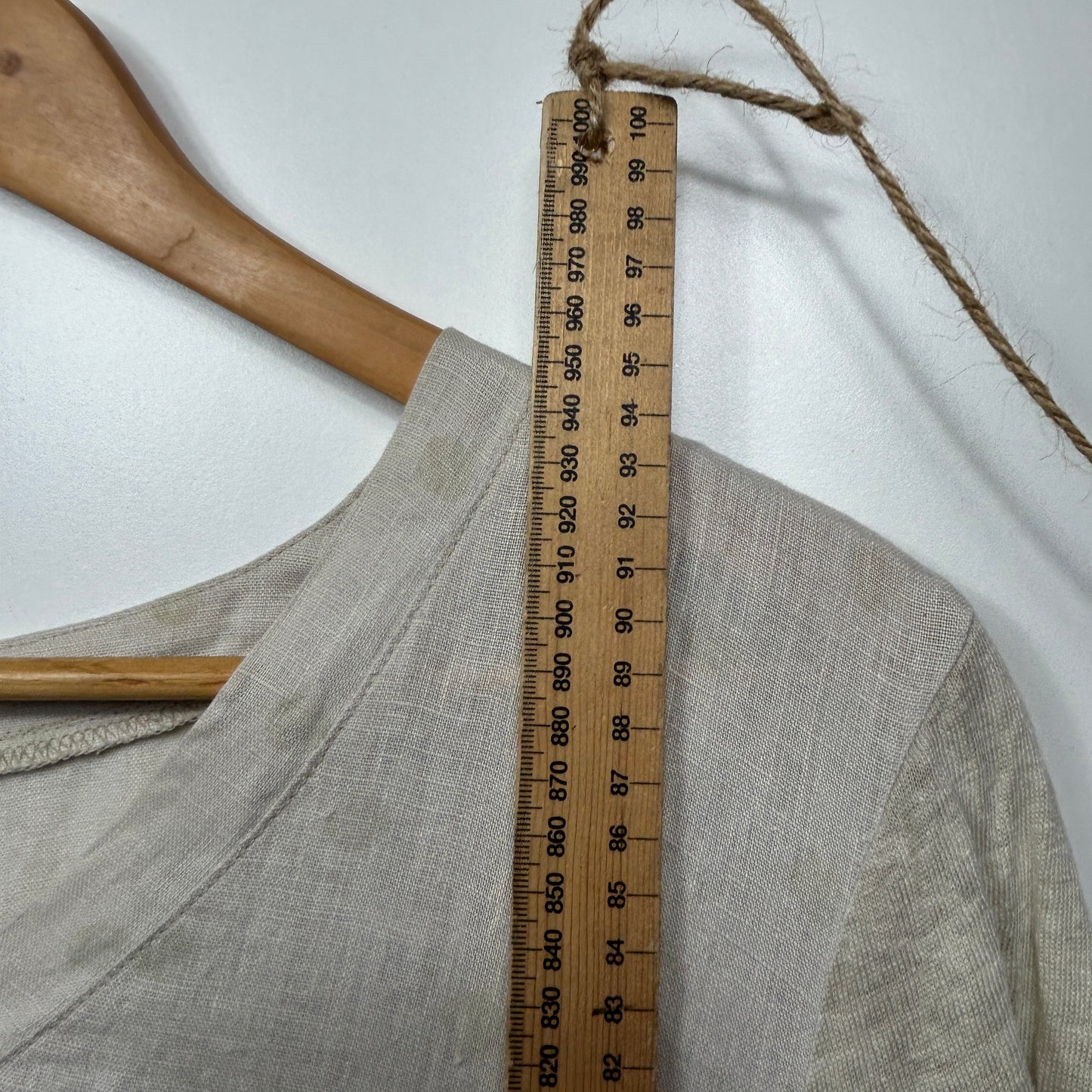 Taking Shape LInen Tunic Top Size 12 14 XXS Plus