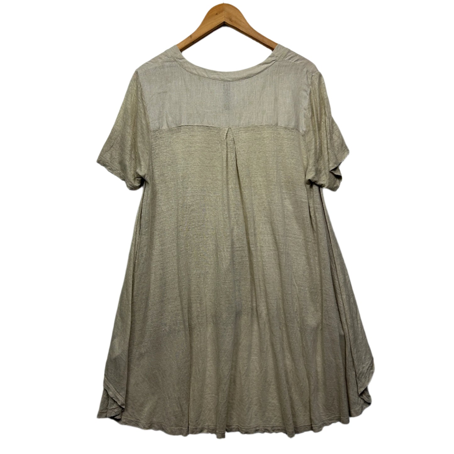 Taking Shape LInen Tunic Top Size 12 14 XXS Plus