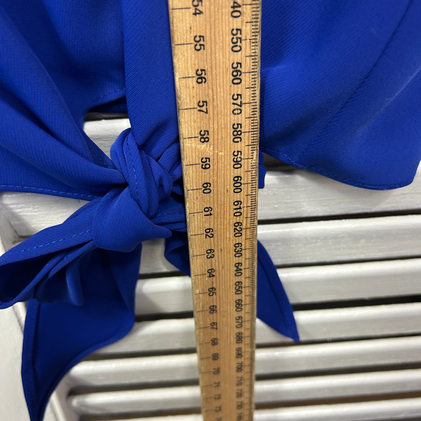 Frank Lyman Top Size 14 16 Blue Short Sleeve