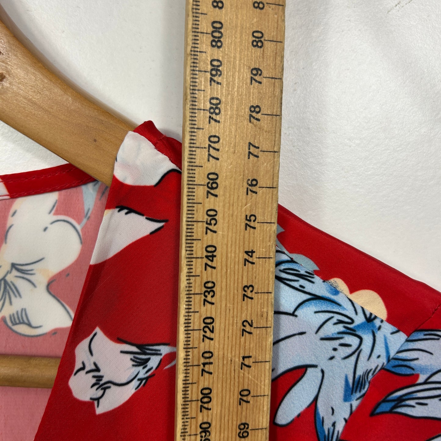 Liz Jordan Red Floral Print Top - Size 16