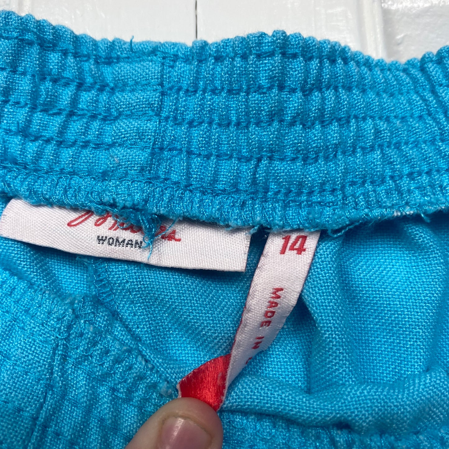 Millers Cropped Pants Size 14 Blue Pockets