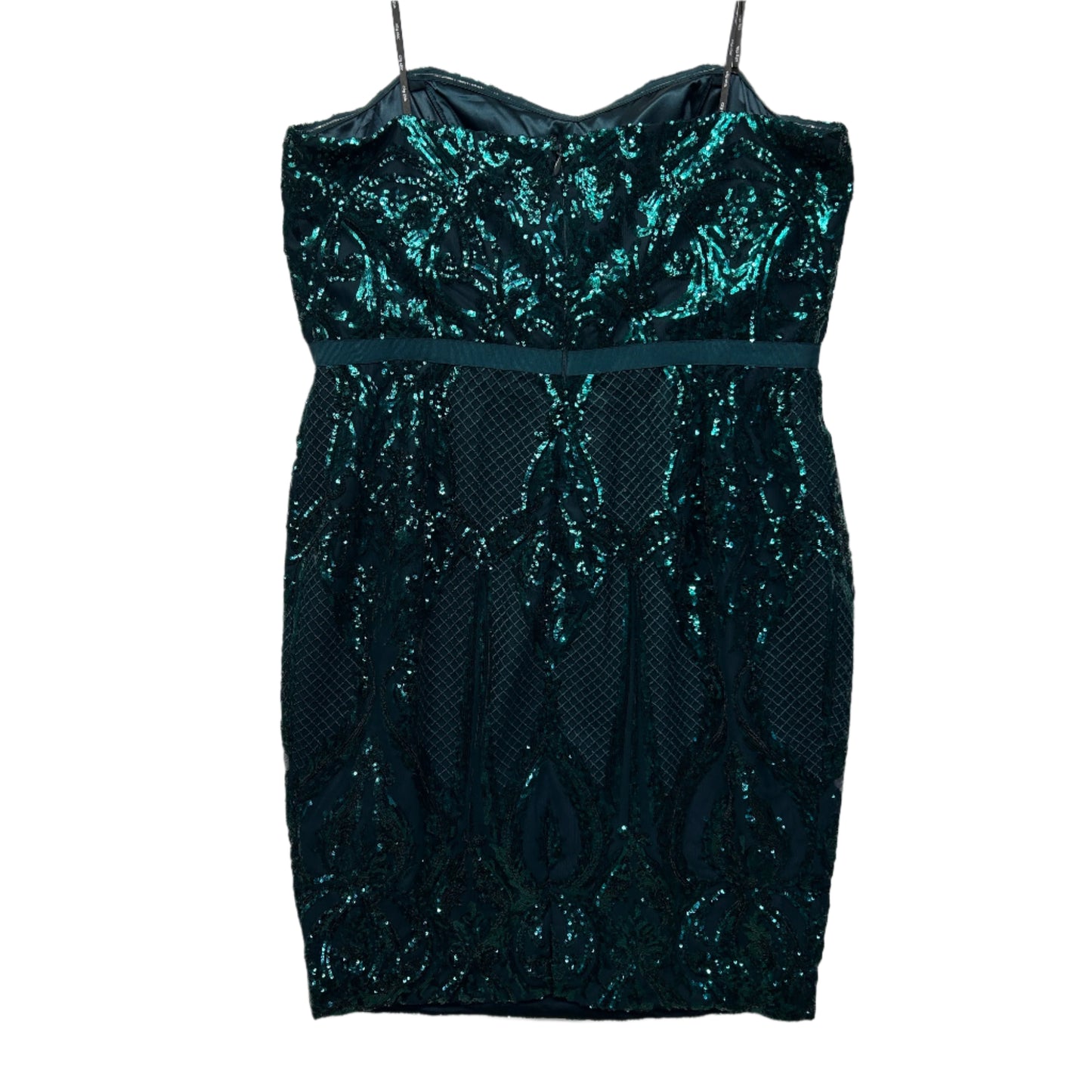 City Chic Sequin Dress Size 24 26 Green Formal Evening New RRP $199.95