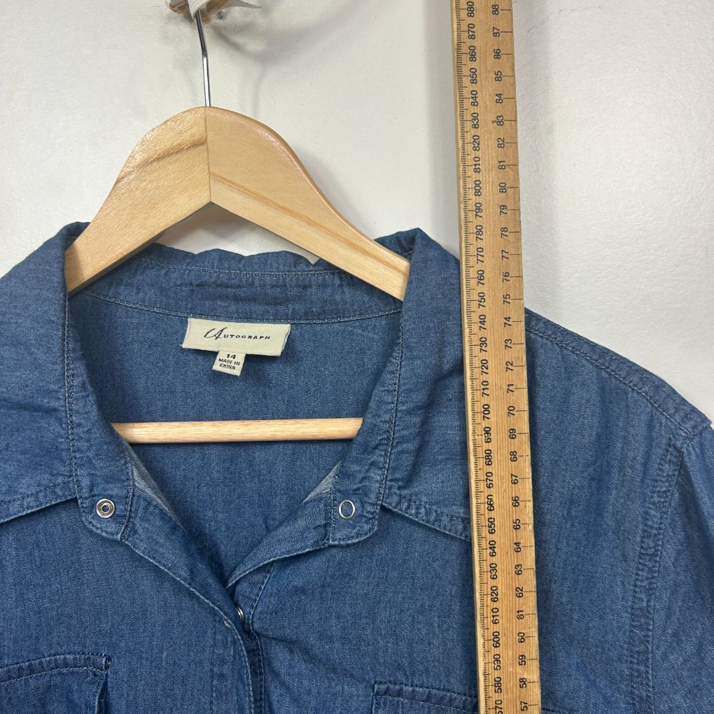 Autograph Chambray Shirt - Size 14