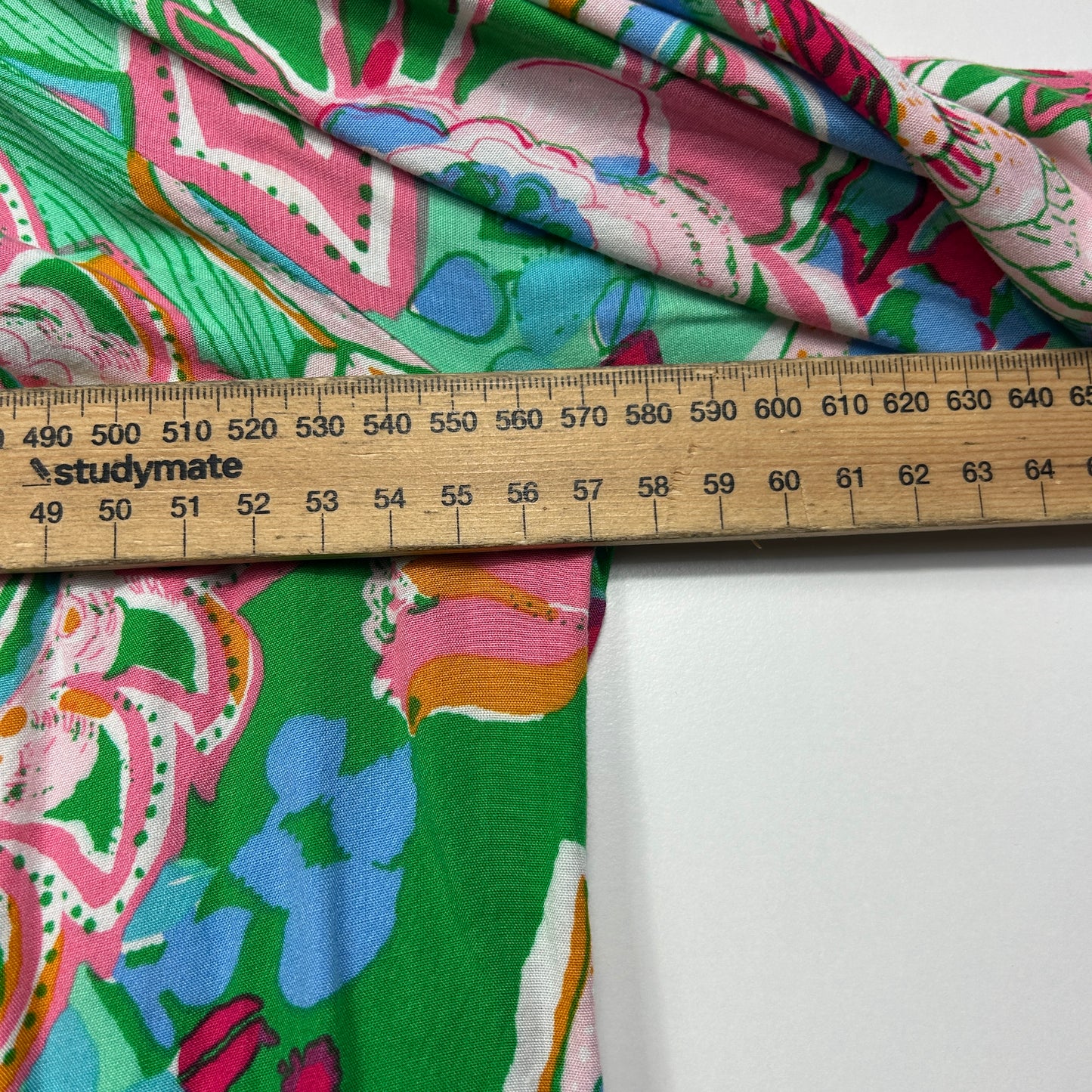 Willow Tree Top Size 14 Multicoloured Floral Long Bell Sleeve