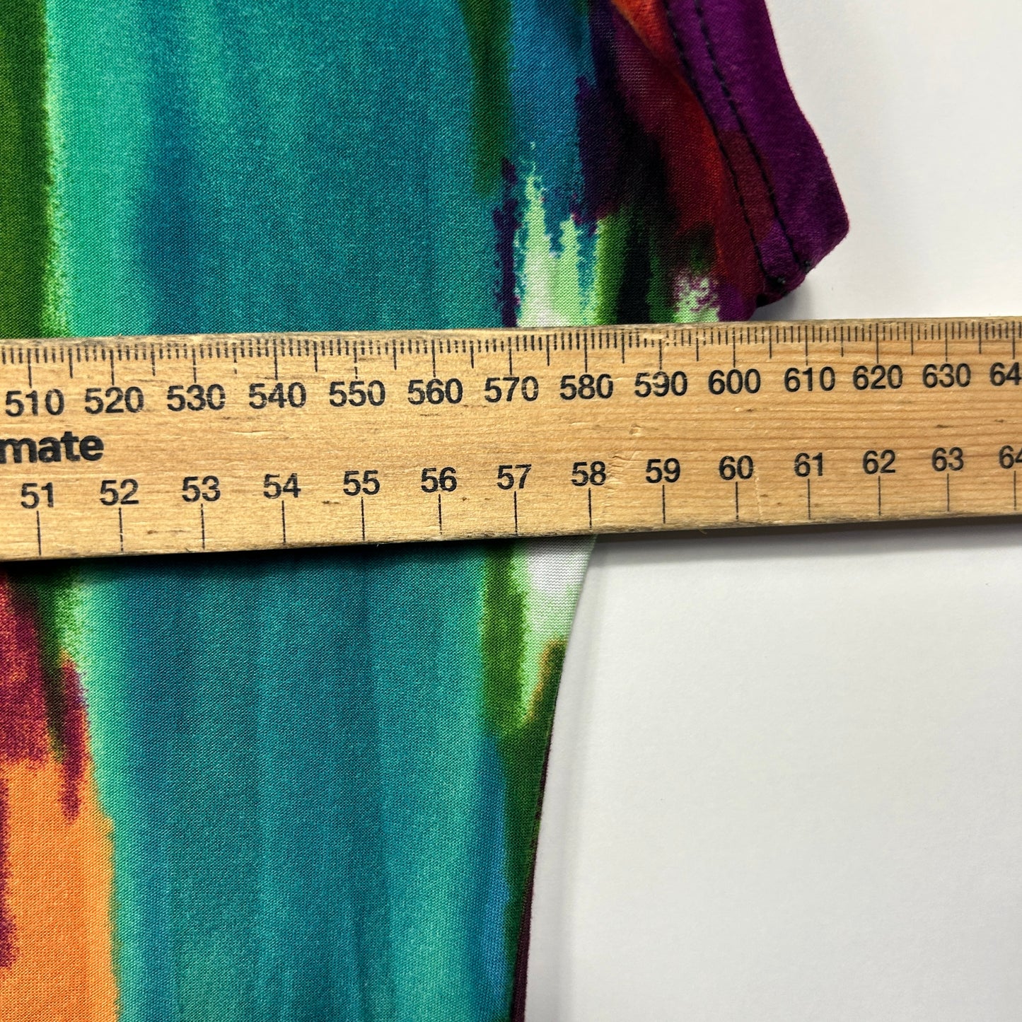 Taking Shape Top Size 12 14 XXS Short Sleeve Multicoloured