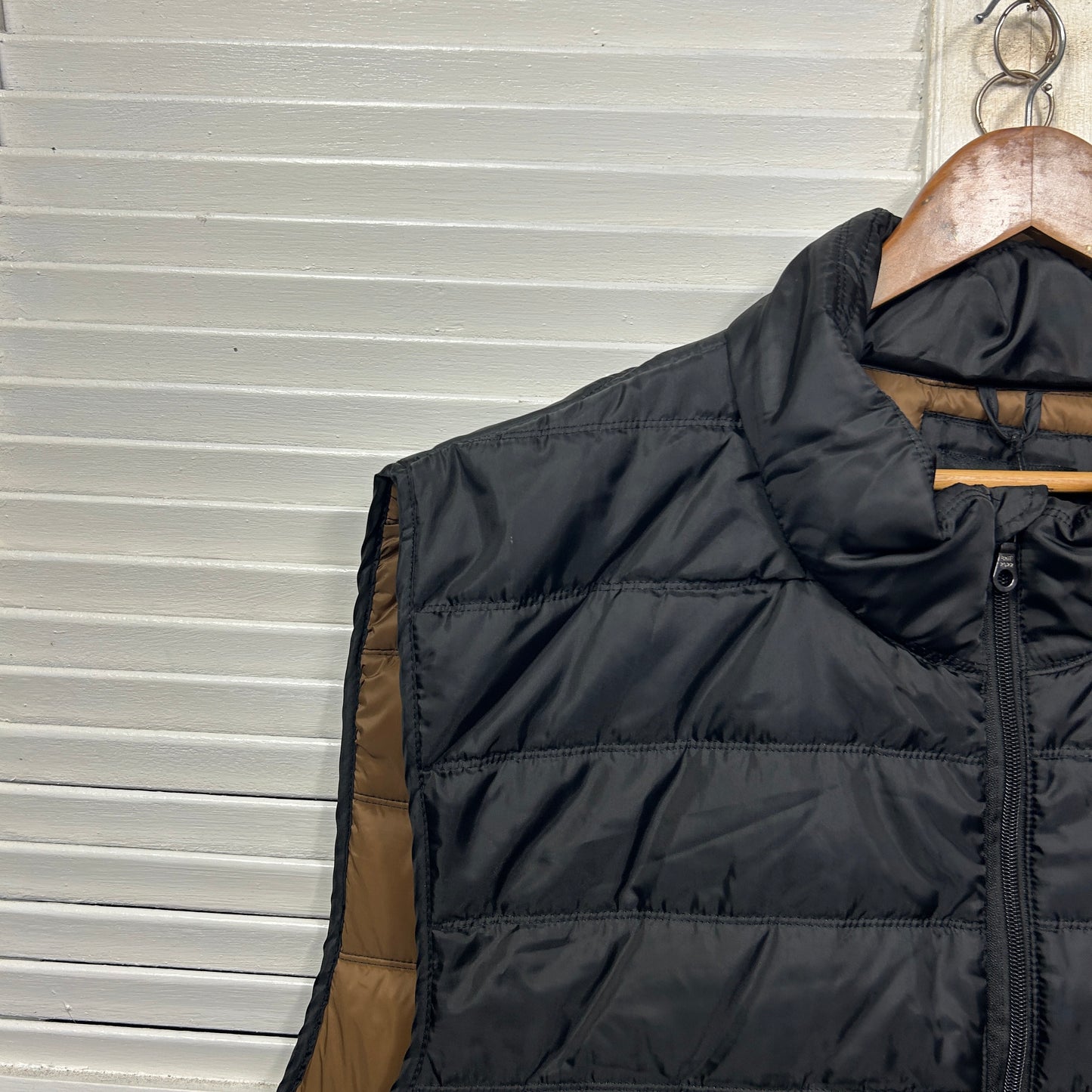 BNF Puffer Vest Size 9XL Black Sleeveless Mens