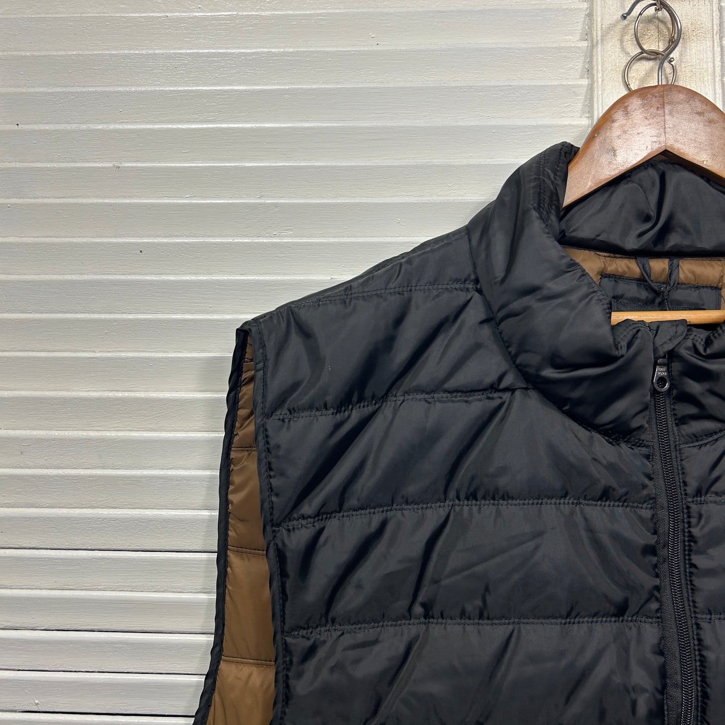 BNF Puffer Vest Size 9XL Black Sleeveless Mens