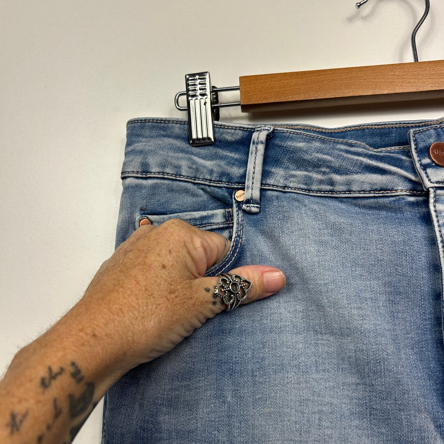 Just Jeans Super Jeans Size 14 Denim Pockets