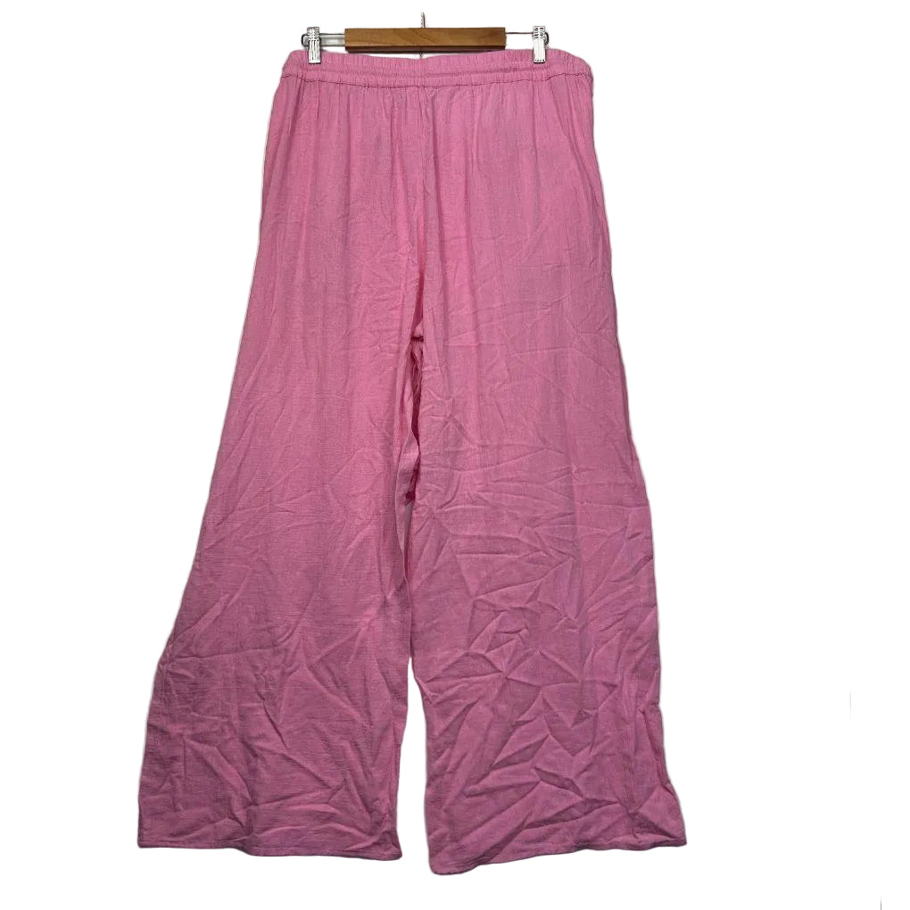 Anko Pink Cotton Pants - Size 18