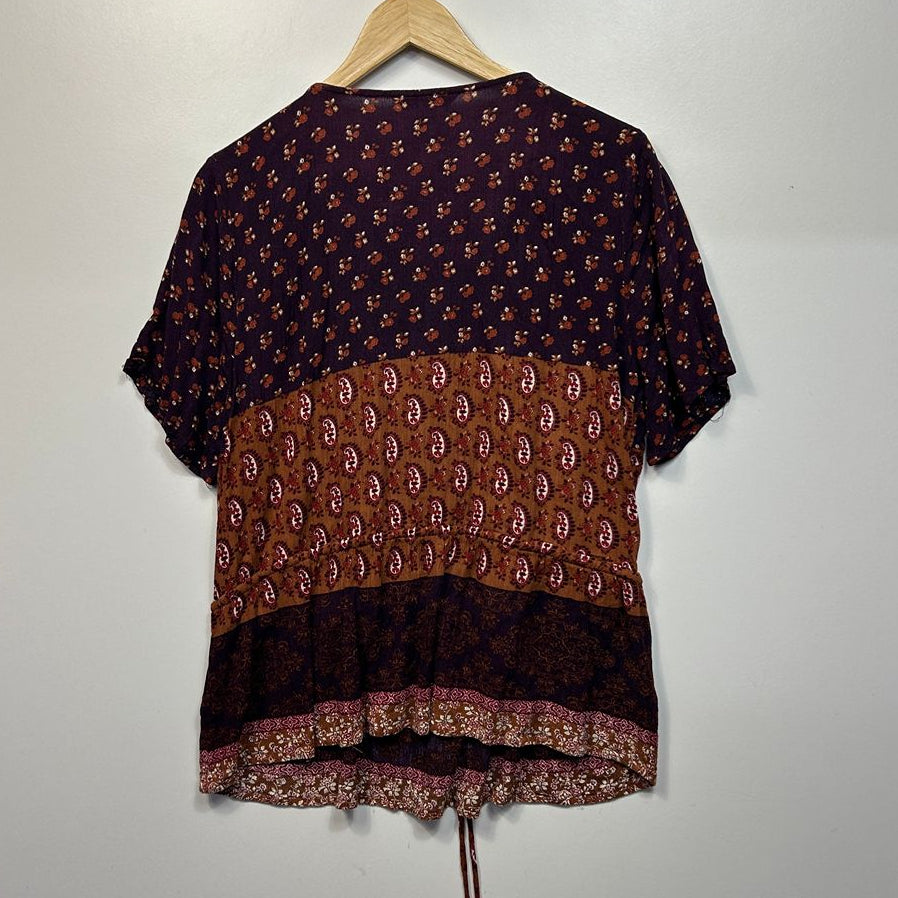 Rockmans Boho Top - Size 20