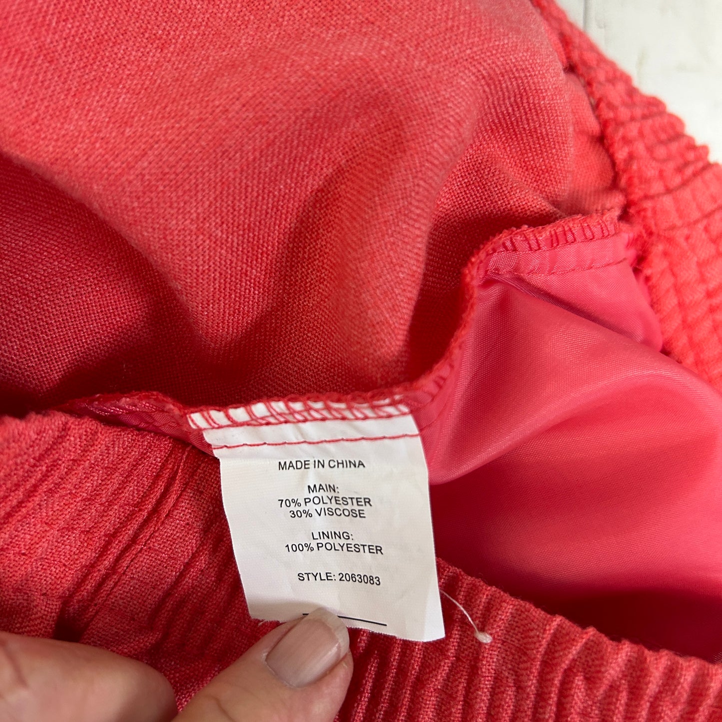 Millers Coral Red Pants - Size 18