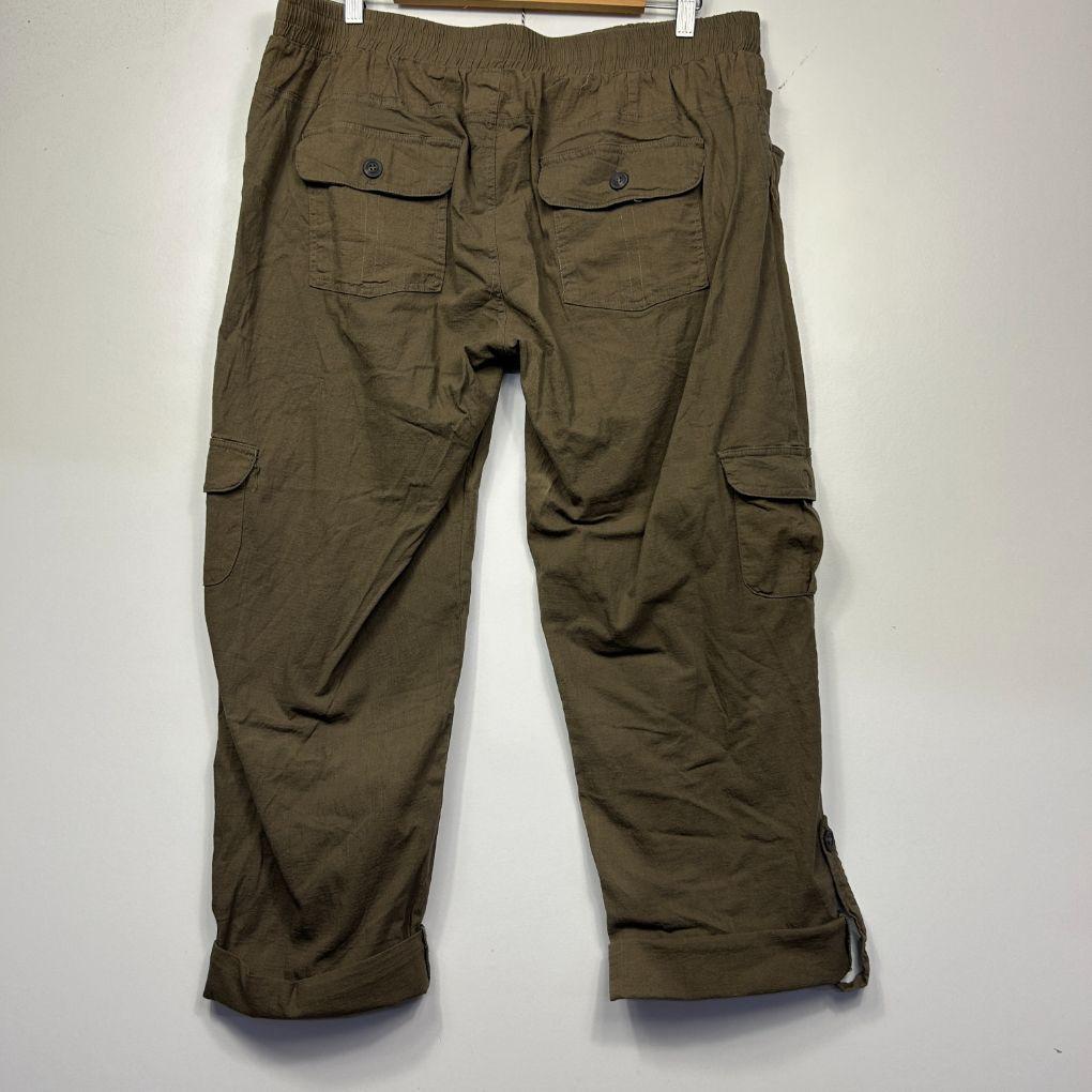 Missy Q Khaki Cargo Pants - Size 20