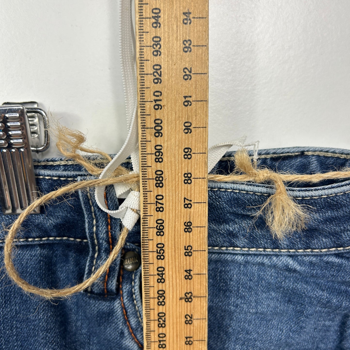 MINK Denim Cropped Pants Jeans - Size 22