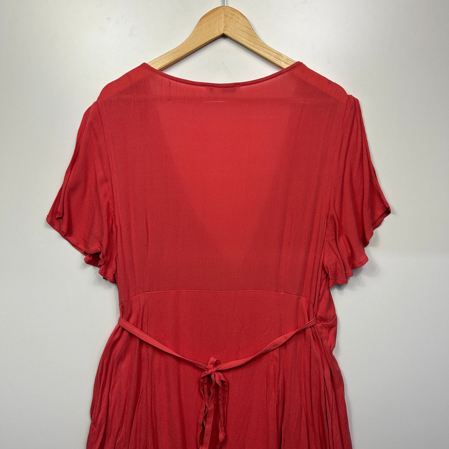 You + All Wrap Dress Size 16 Short Sleeve