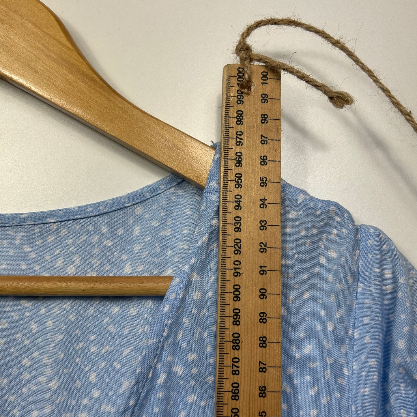 Anko Dress Size 16 Blue Short Sleeve Viscose