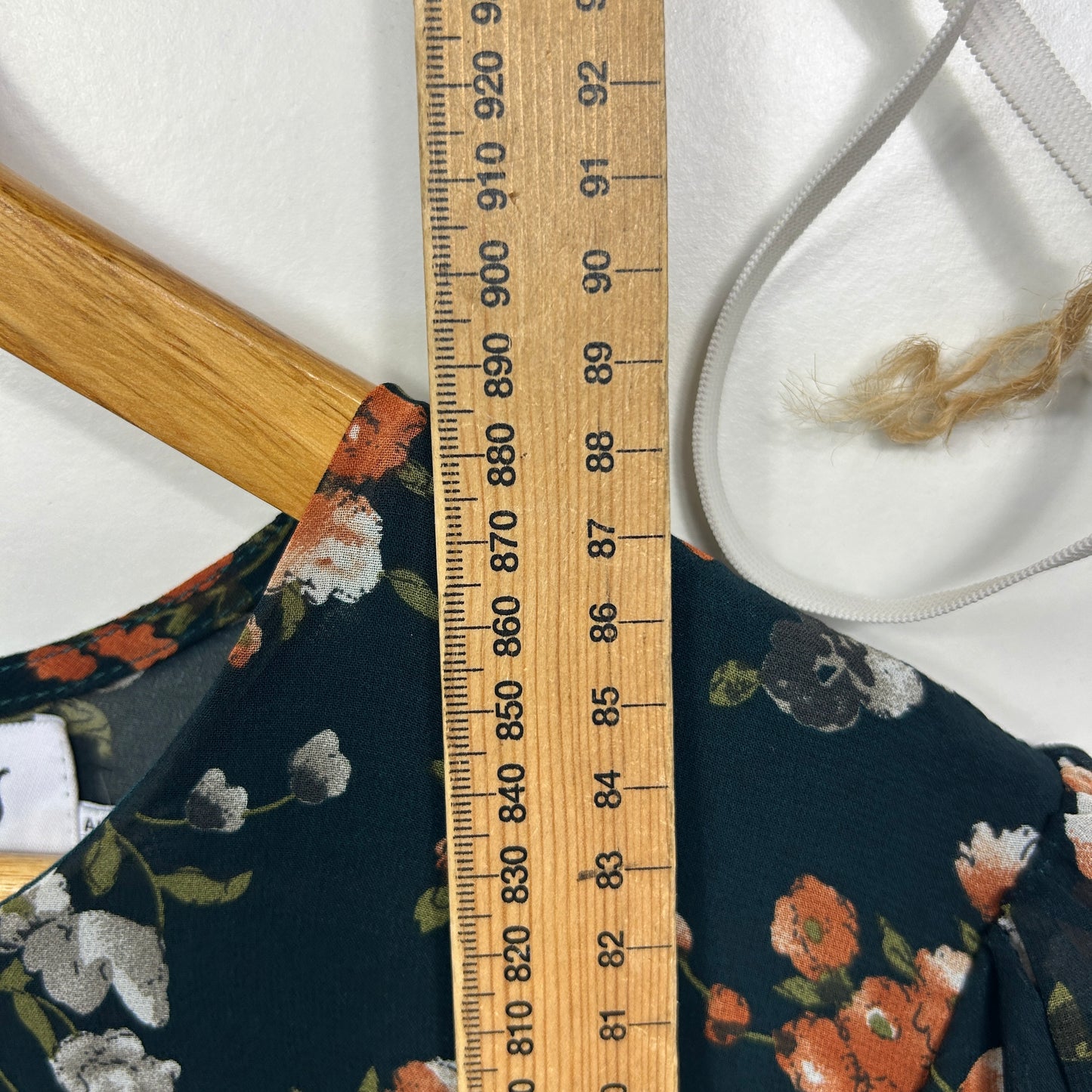 Princess Polly Teal Floral Dress - Size 16