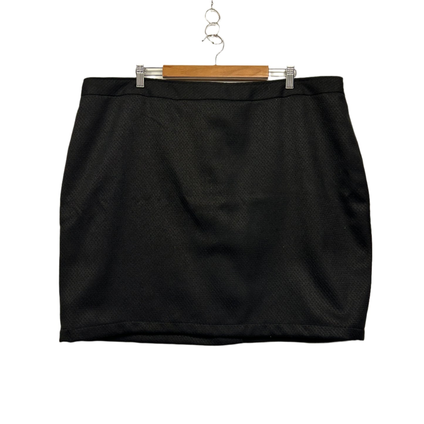 Handmade Skirt Size 22 24 Black Pencil Short Length