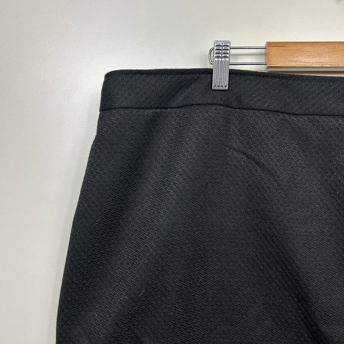 Handmade Skirt Size 22 24 Black Pencil Short Length