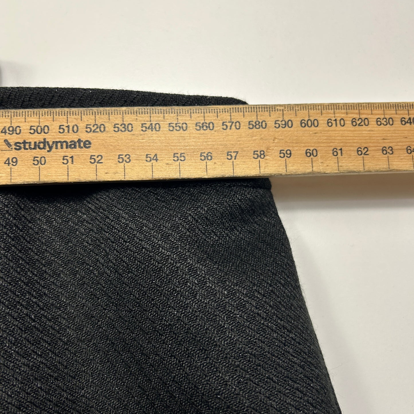 Handmade Skirt Size 22 24 Black Pencil Short Length