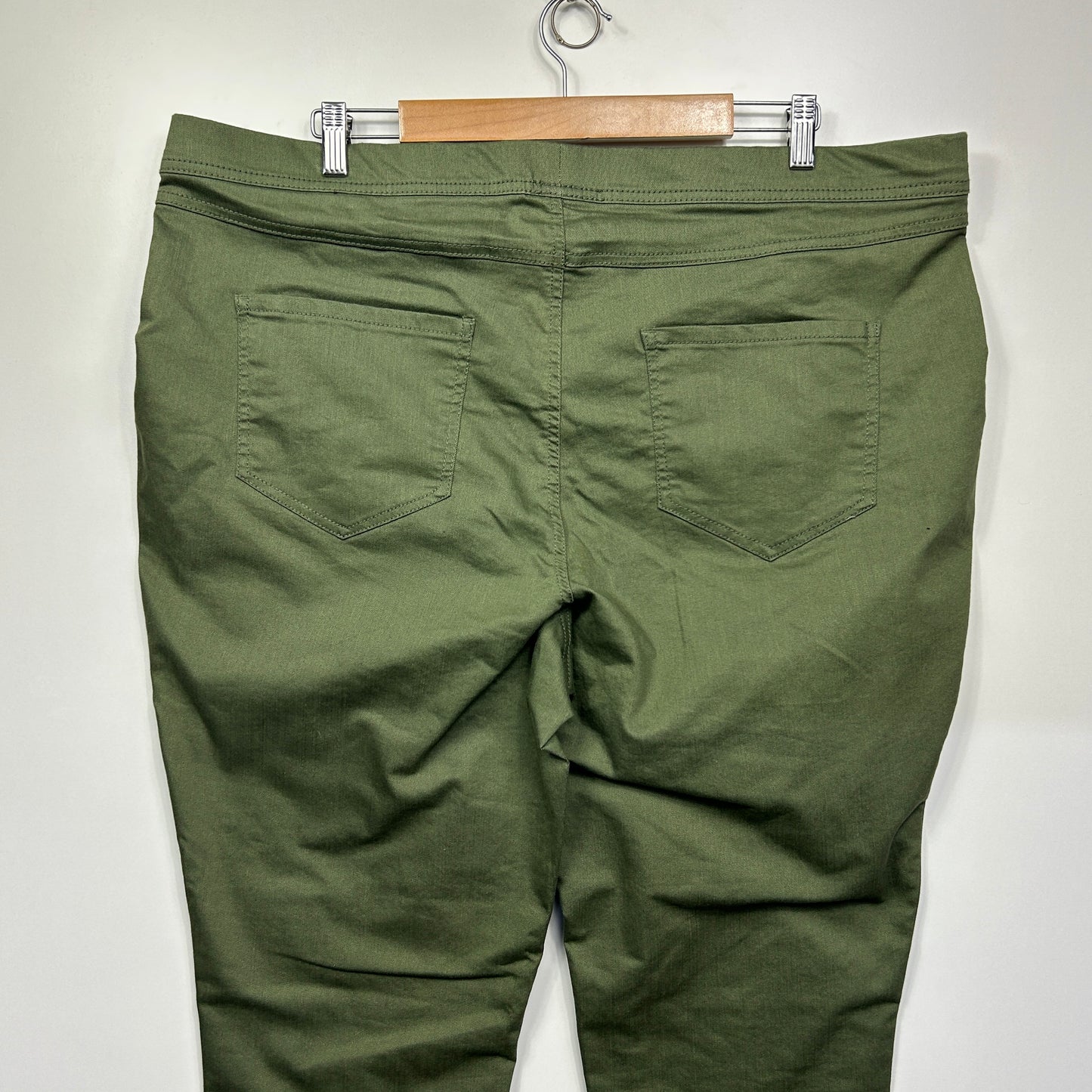 Clothing & Co Alexia Jeggings Pants Size 22 Khaki Green New