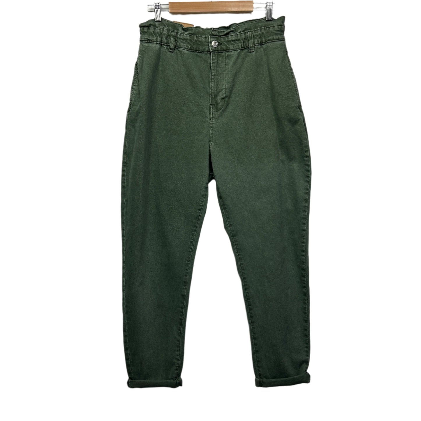 Breakers Joggers Size 14 Khaki Green Pockets Paperbag New