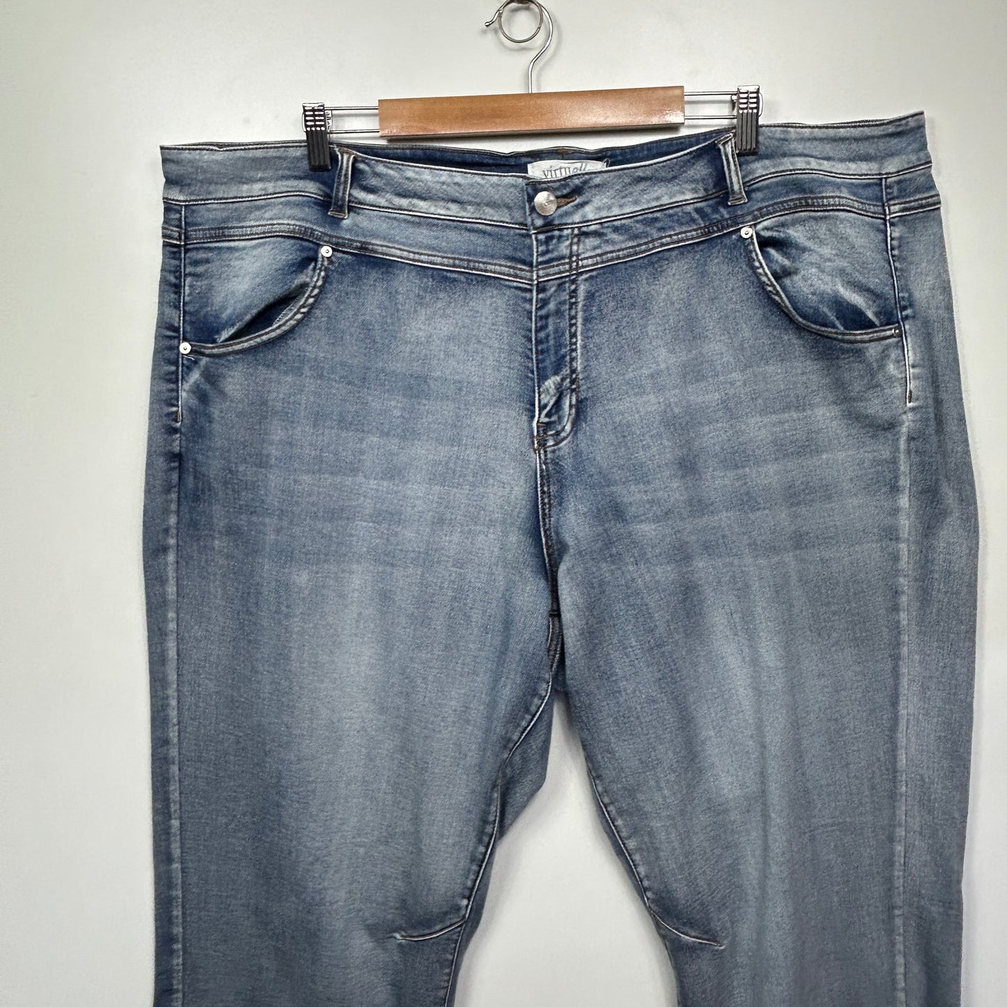 Virtuelle Jeans Size 24 Blue Pockets
