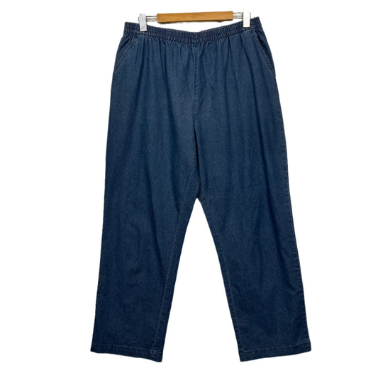 Millers Pants Size 16 Denim Elastic Waist pockets