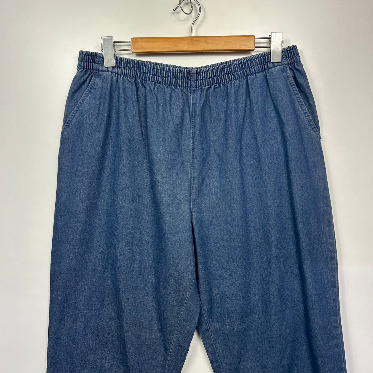 Millers Pants Size 16 Denim Elastic Waist pockets