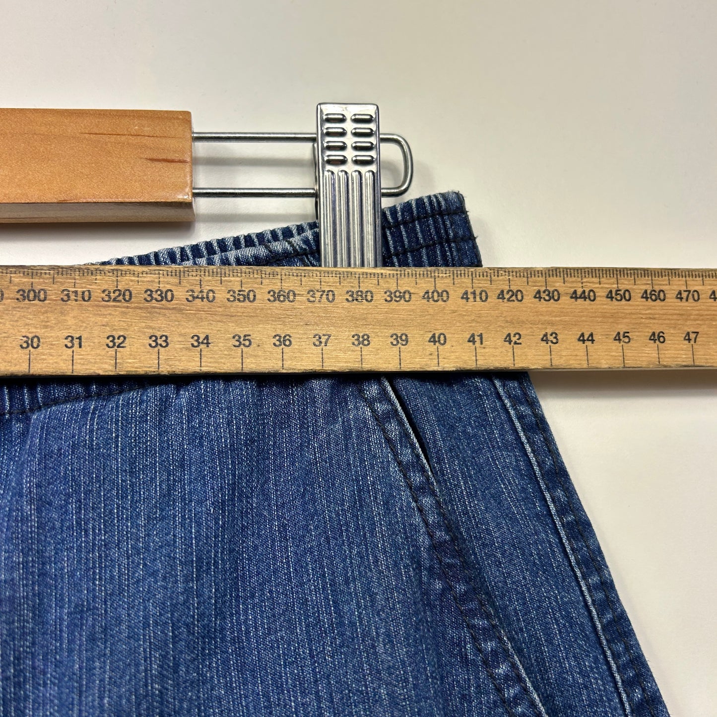 Black Pepper Pants Size 16 Pockets Blue Elastic Waist