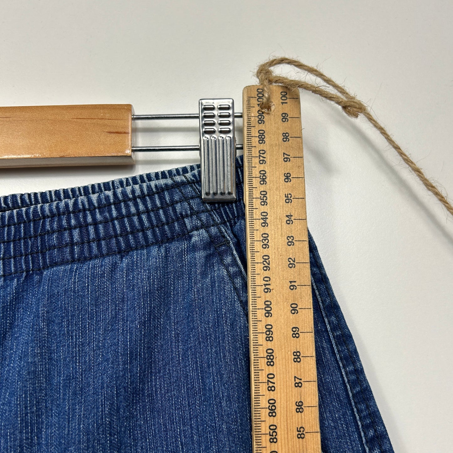 Black Pepper Pants Size 16 Pockets Blue Elastic Waist