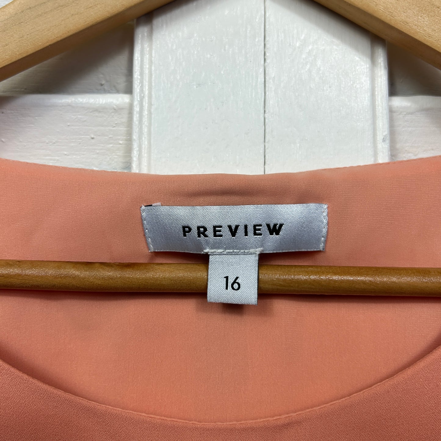 Preview Top Size 16 Peach Short Sleeve