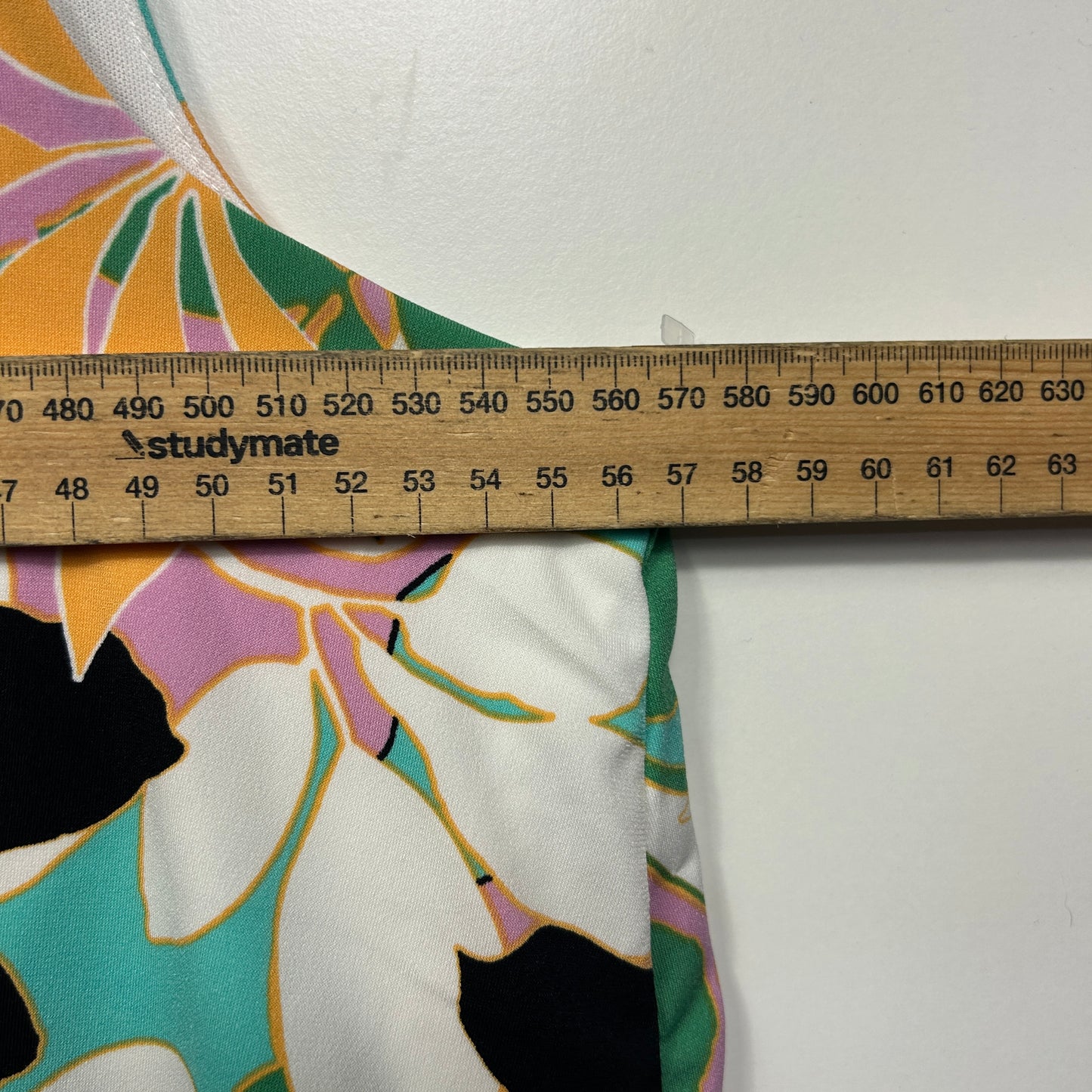 Nina Leonard Dress Size 16 18 XL Sleeveless Multicoloured Floral