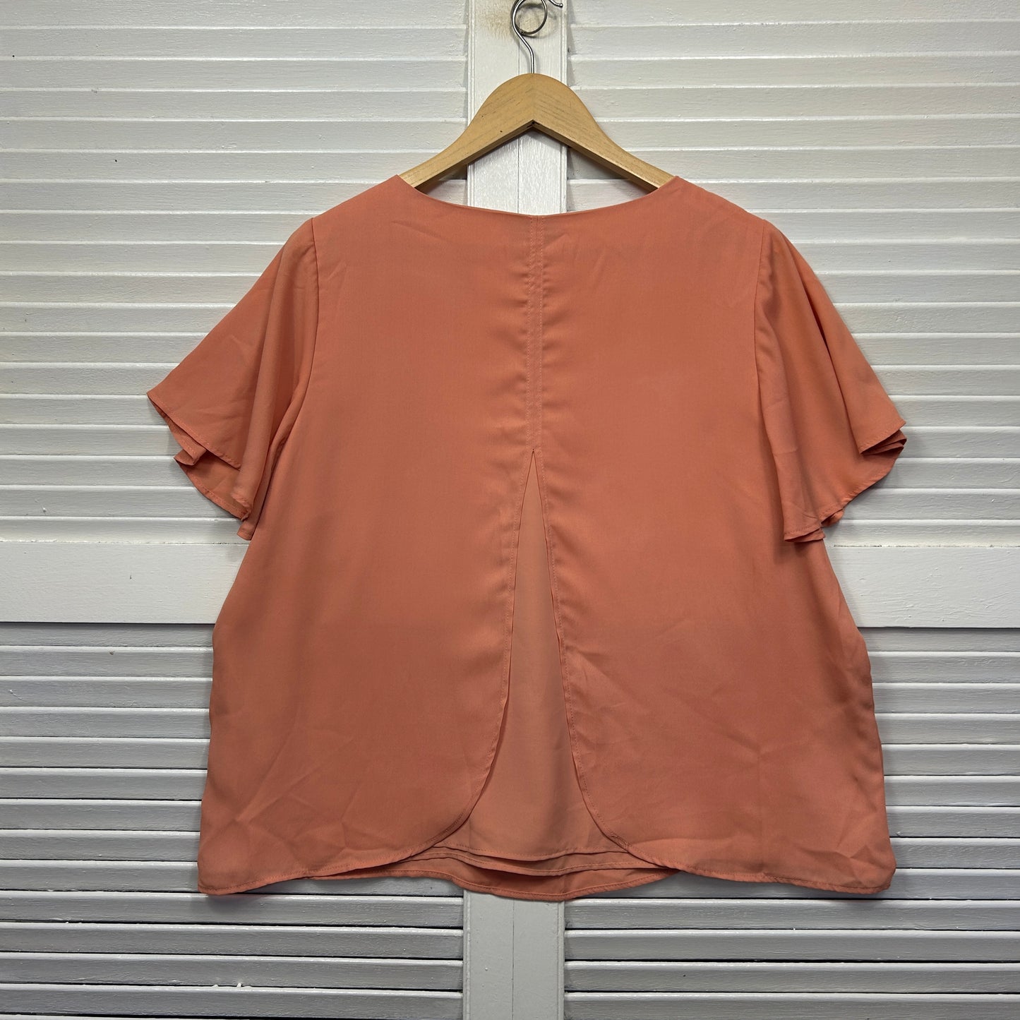 Preview Top Size 16 Peach Short Sleeve