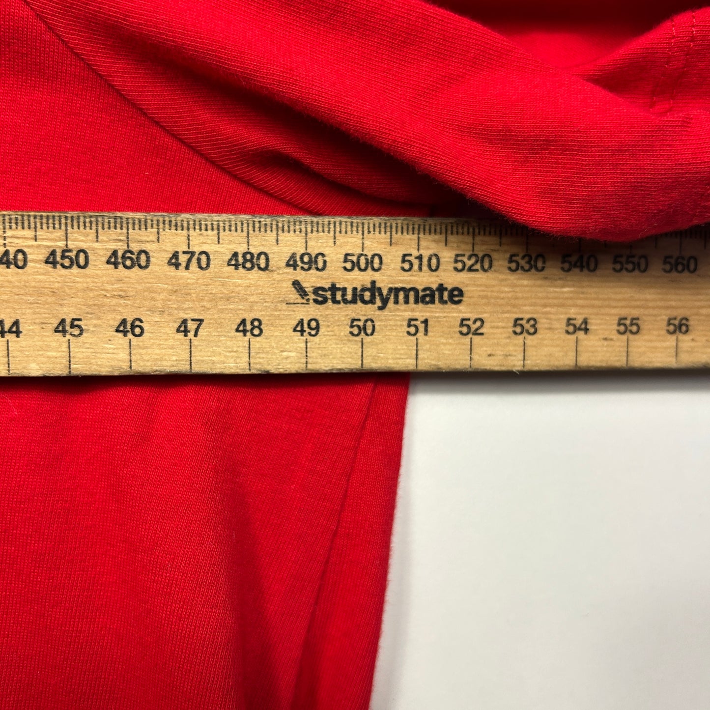 Virtuelle TShirt Size 12 14 XXS Red Short Sleeve Beaded Heart Love