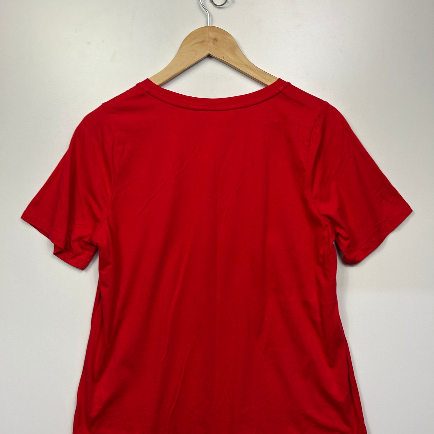 Virtuelle TShirt Size 12 14 XXS Red Short Sleeve Beaded Heart Love