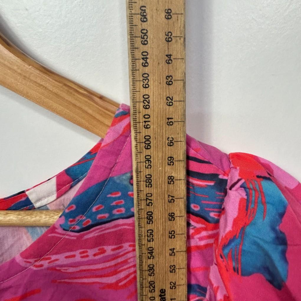 Handmade Pink Print Top - Size 18/20
