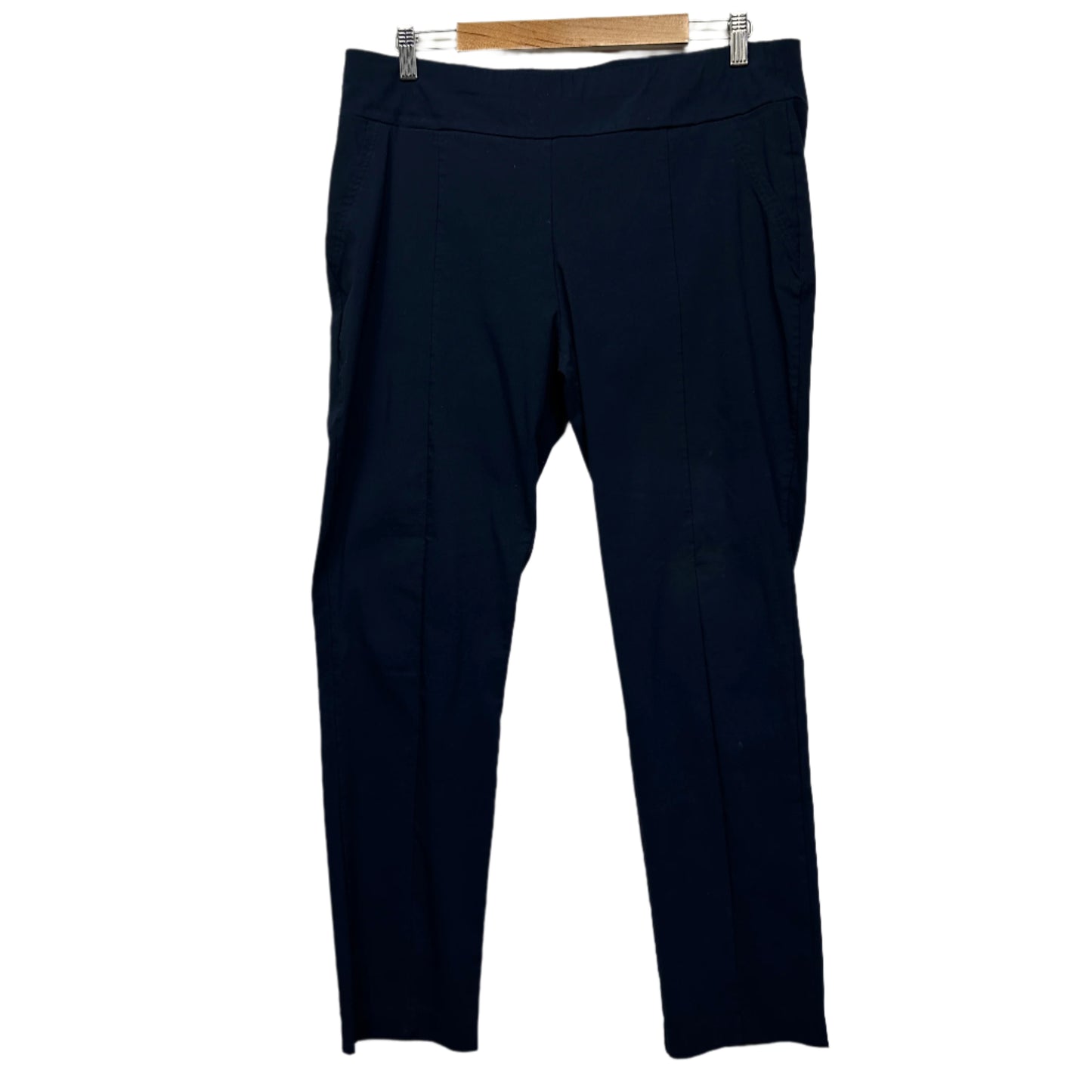 Capture Pants Size 16 Navy Pull On Viscose Blend
