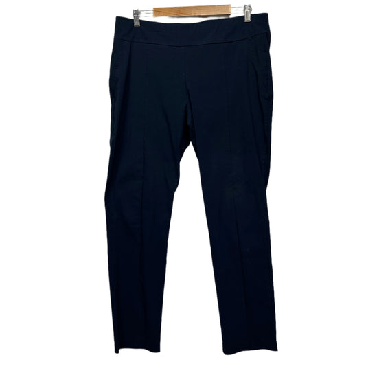Capture Pants Size 16 Navy Pull On Viscose Blend