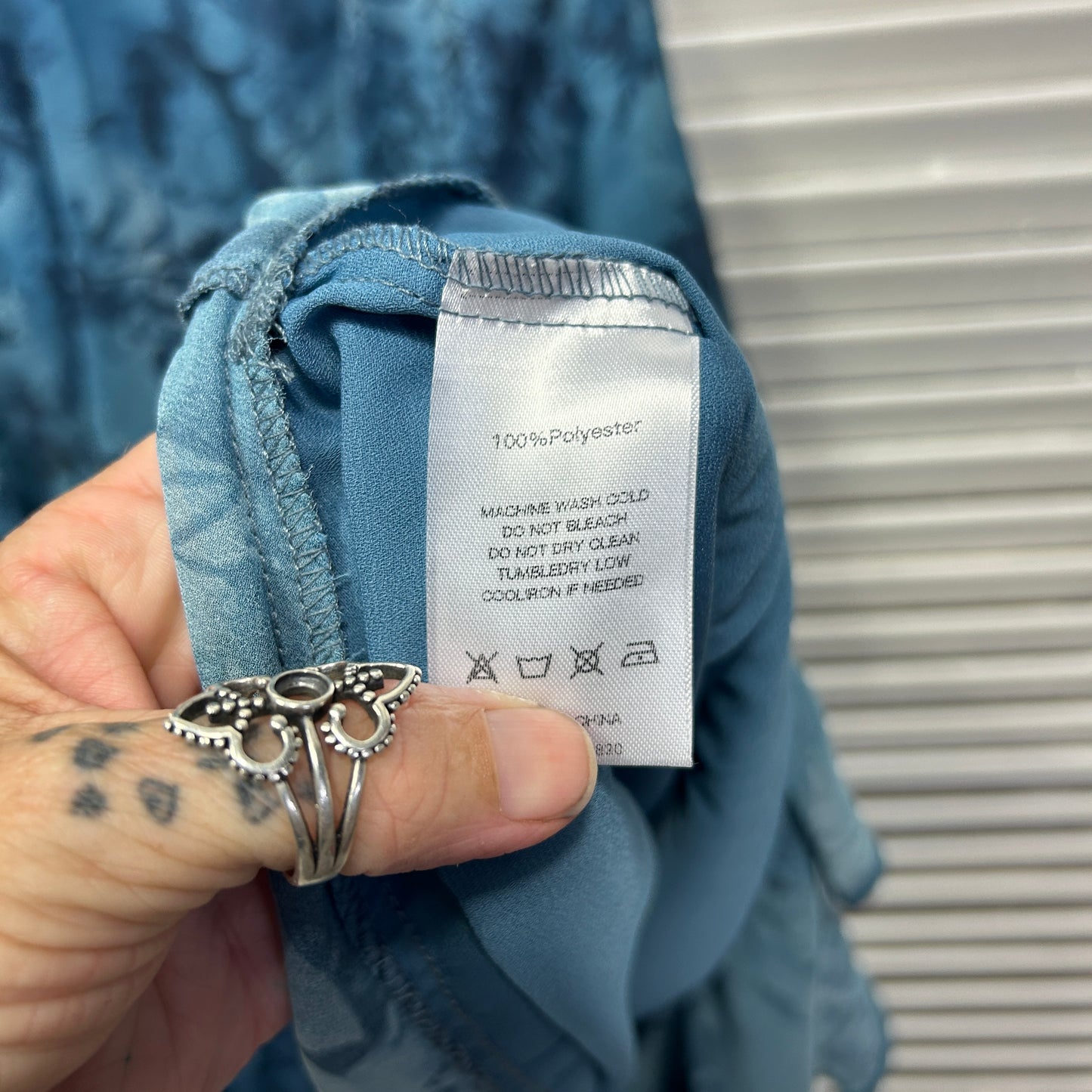 Ador Dress Size 14 Large Teal Black Floral Cocktail New