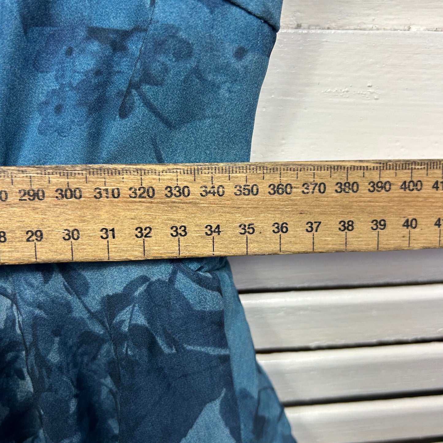 Ador Dress Size 14 Large Teal Black Floral Cocktail New