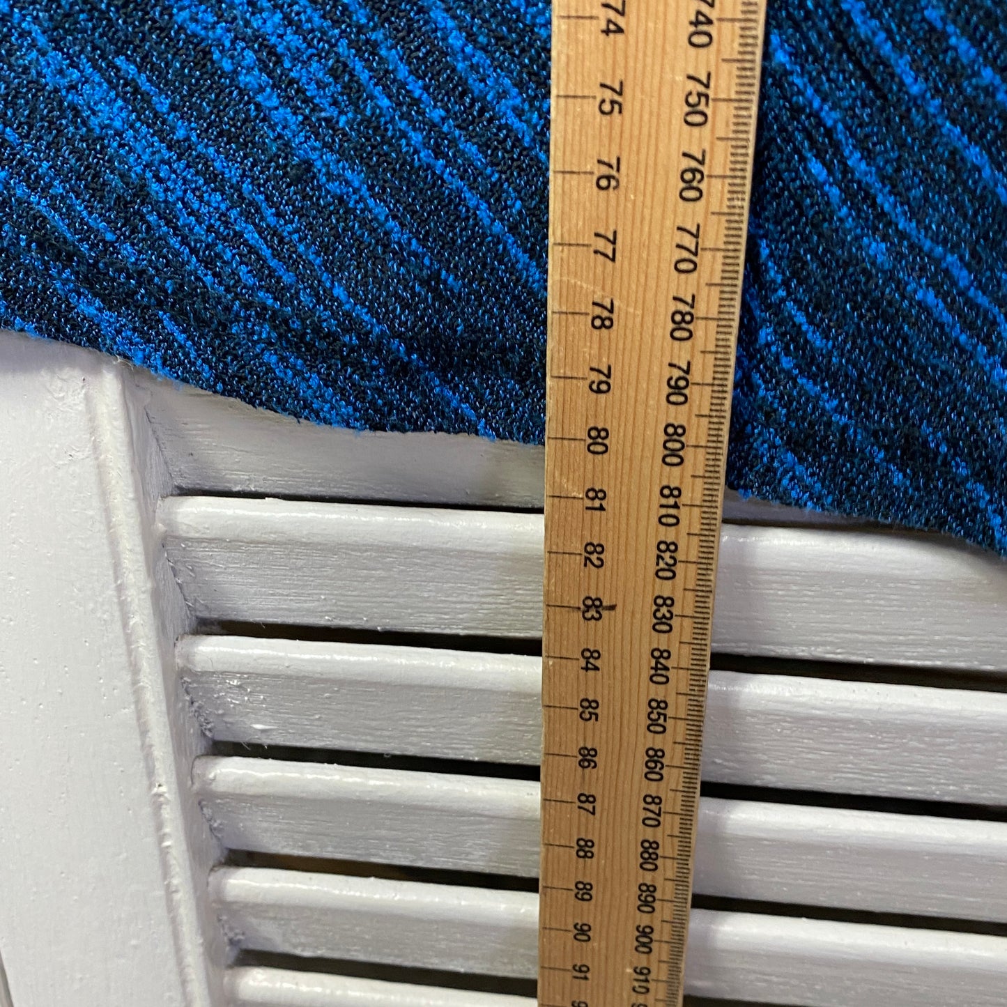 Taking Shape Top Size 16 Small Blue Black Sheer