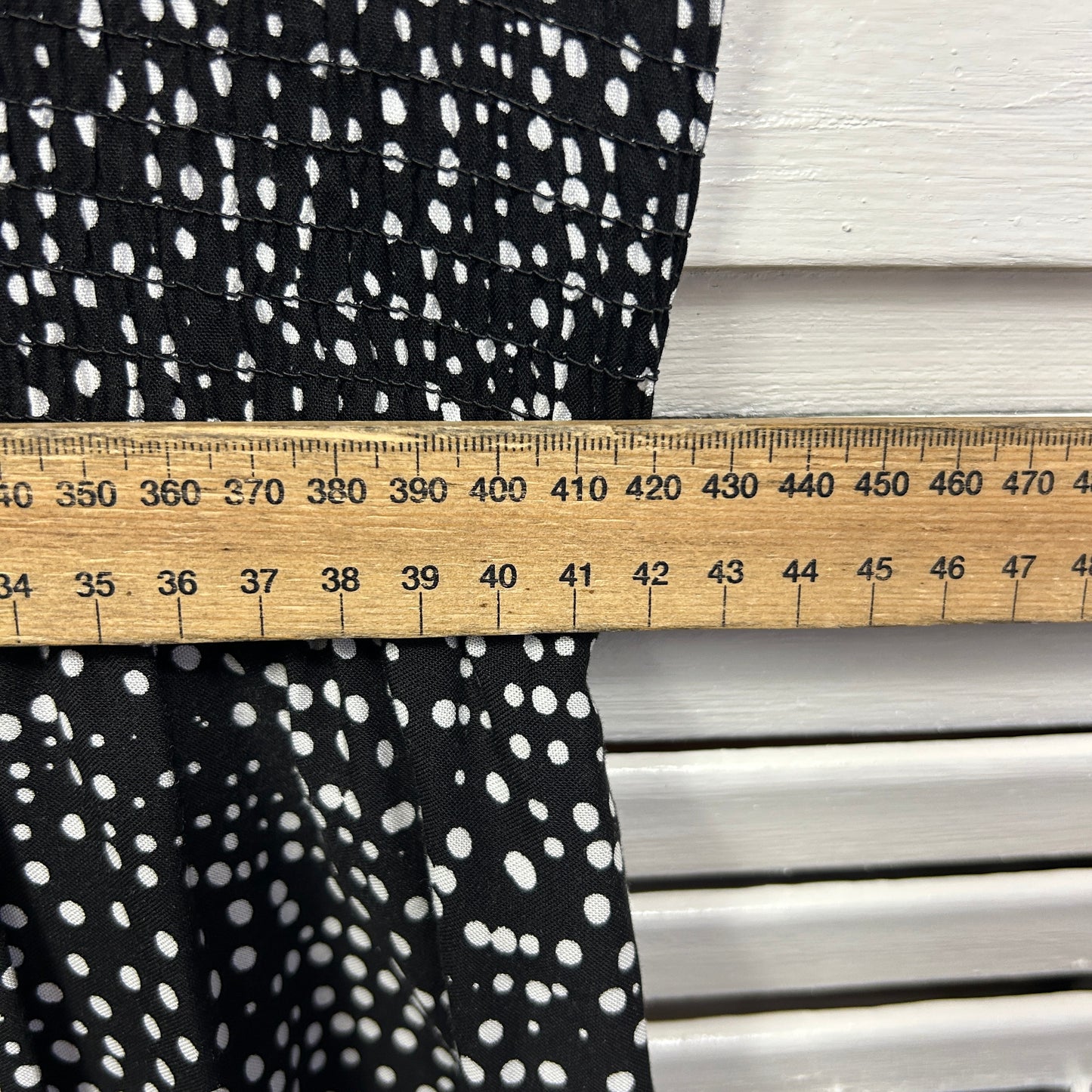 Rockmans Maxi Dress Size 18 Black White Short Sleeve Pockets Viscose