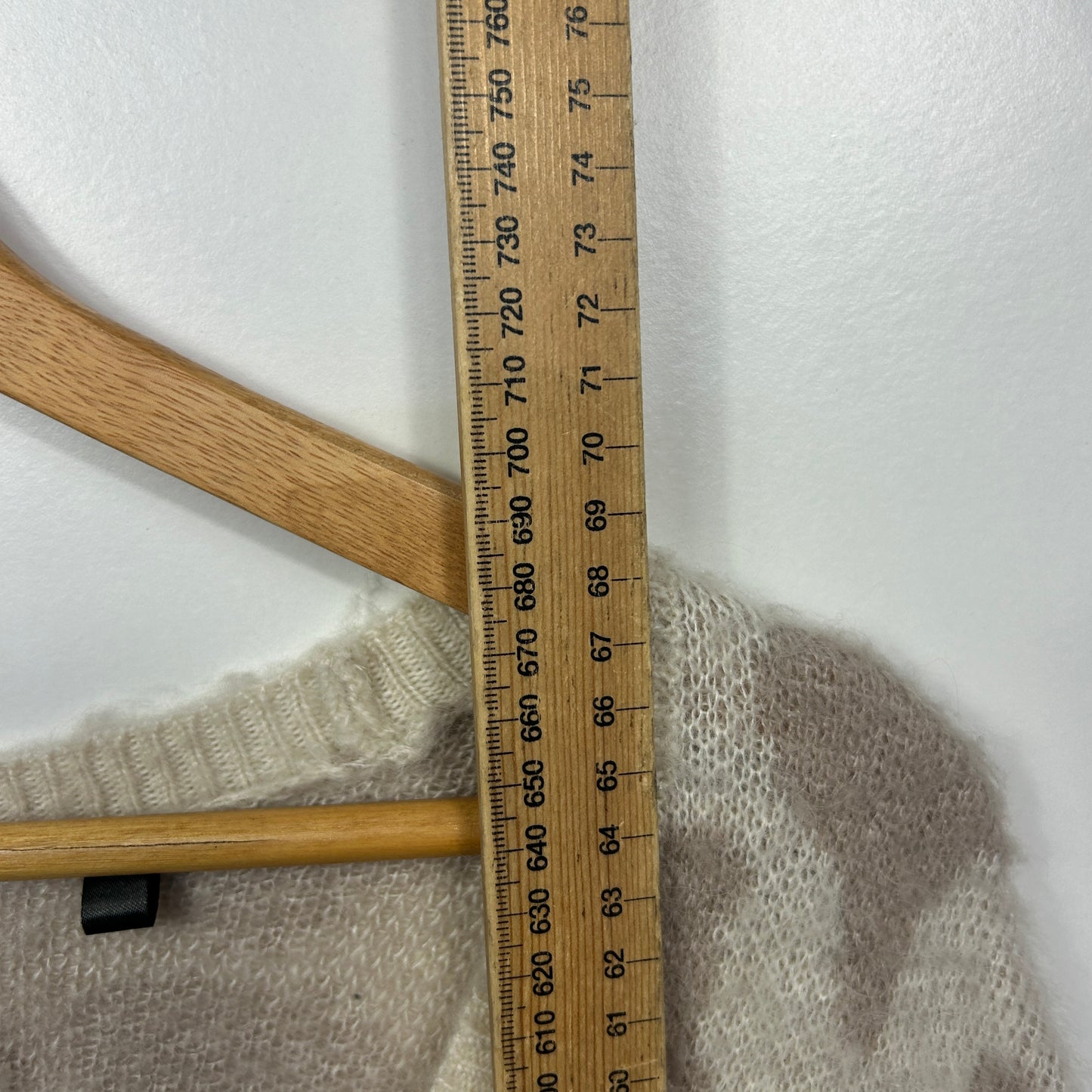 David Lawrence Wool Blend Animal Print Jumper - Size M