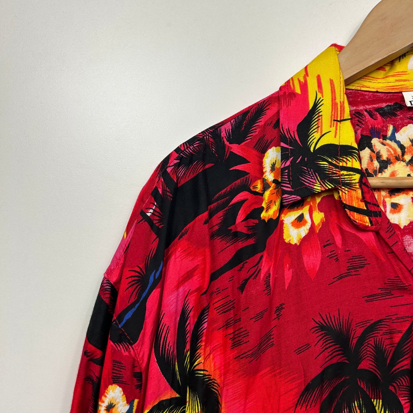 Hawaiian Shirt Size 4XL Short Sleeve Tropical Holiday