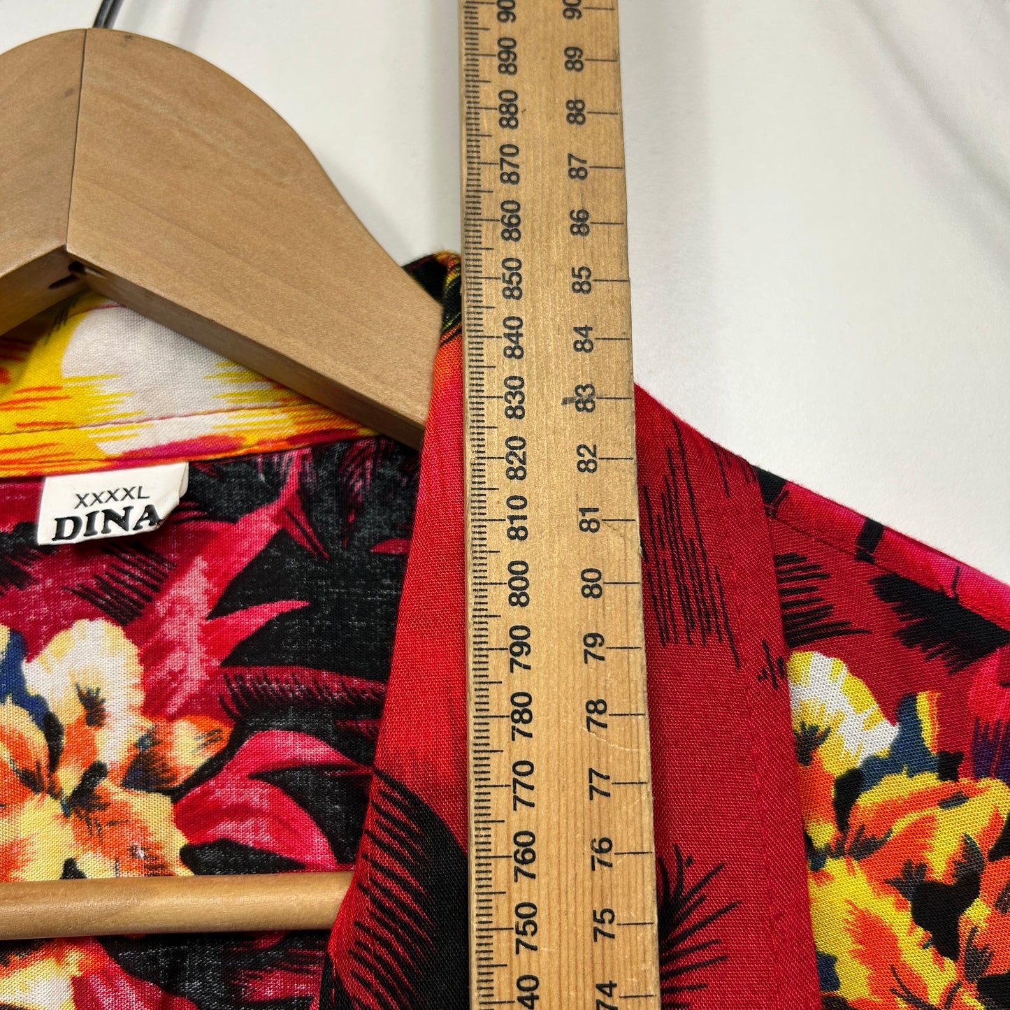 Hawaiian Shirt Size 4XL Short Sleeve Tropical Holiday