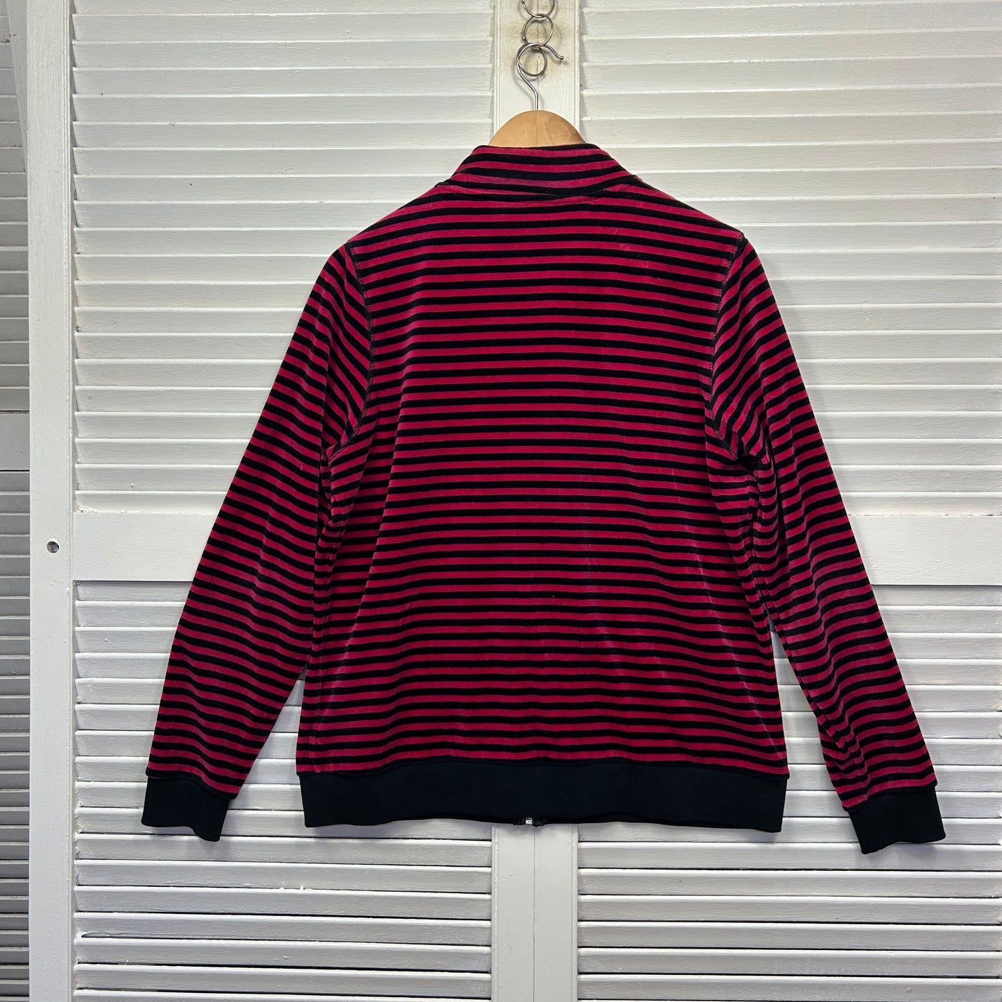 Regatta Jumper Activewear Size 16 Pink Striped Full Zip Up