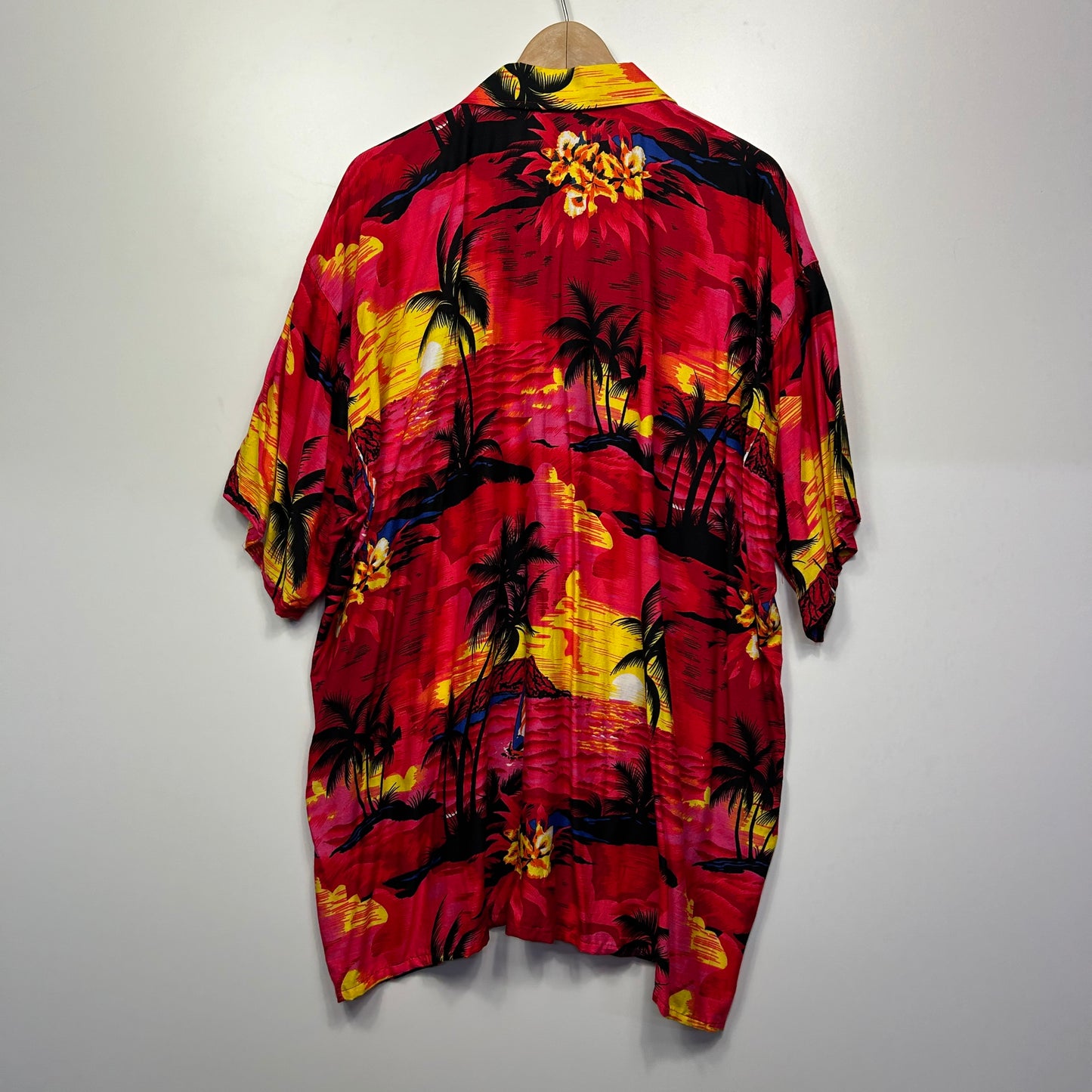 Hawaiian Shirt Size 4XL Short Sleeve Tropical Holiday
