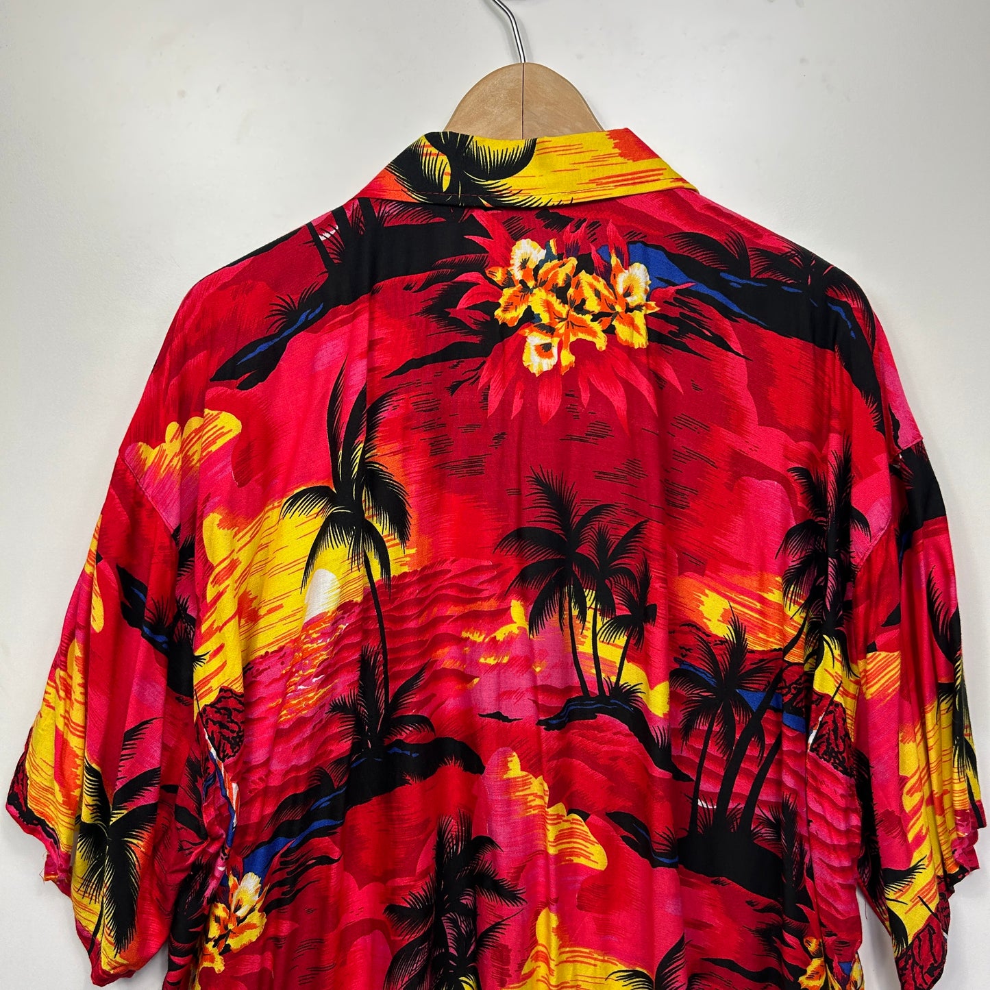 Hawaiian Shirt Size 4XL Short Sleeve Tropical Holiday