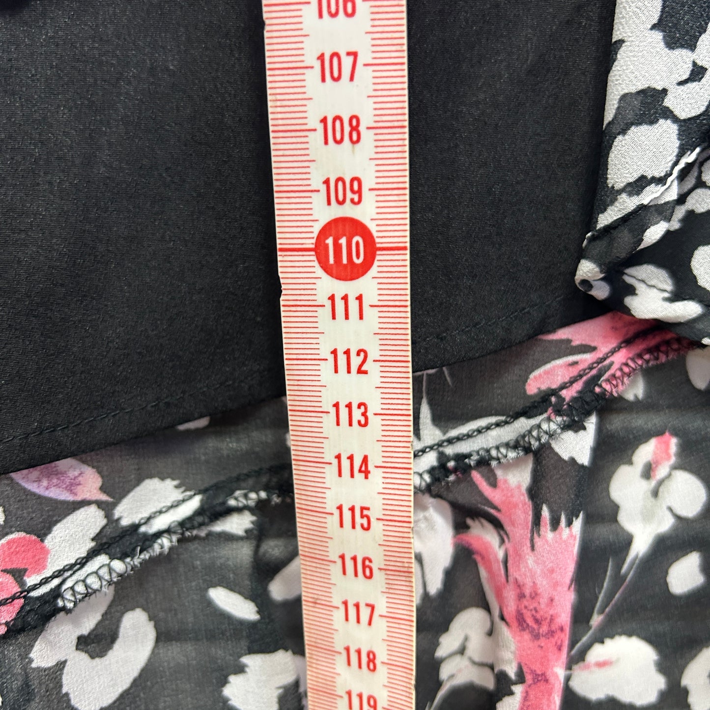 Liz Jordan Dress Size 14 Sleeveless Black White Pink Cocktail
