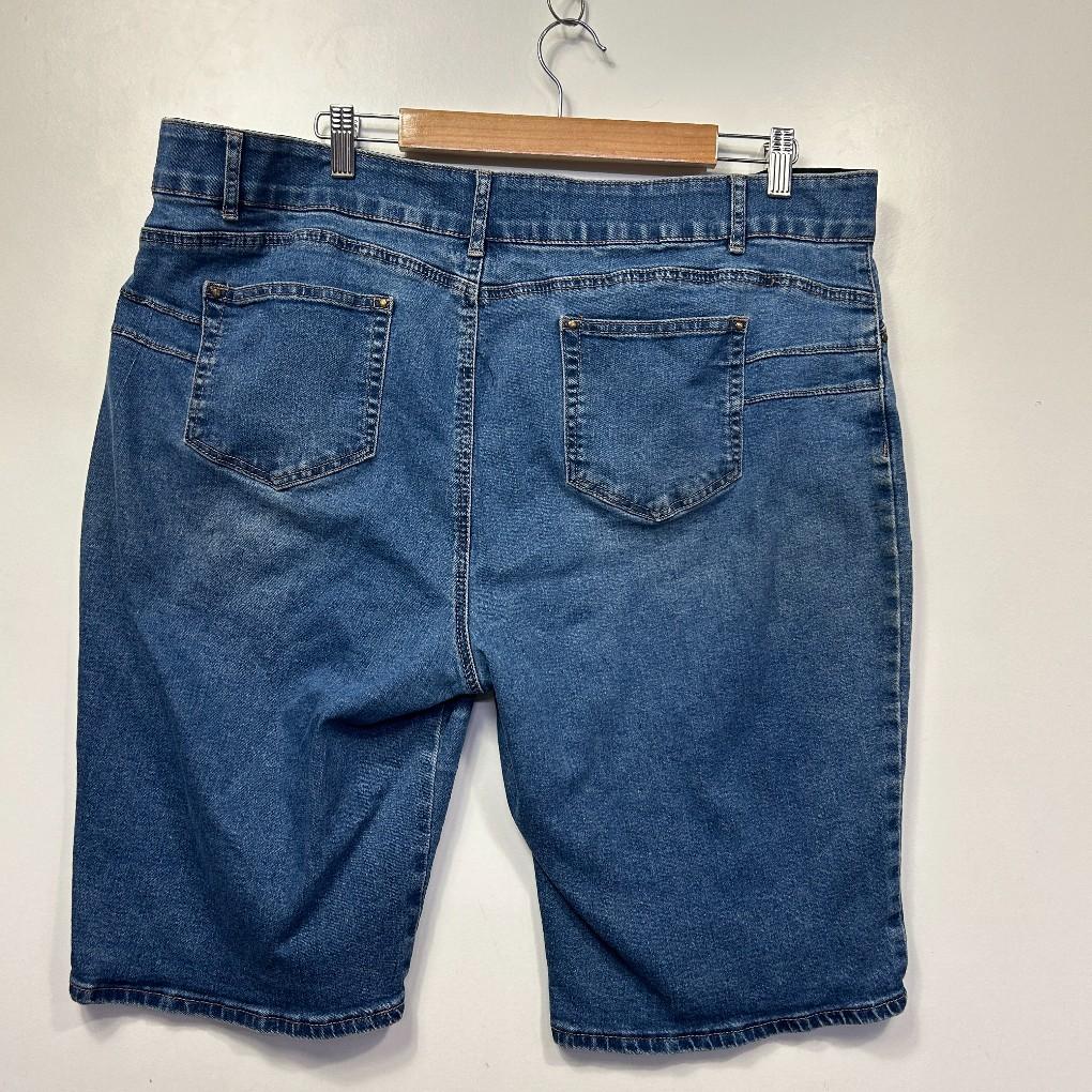 Rockmans Blue Denim Shorts - Size 20